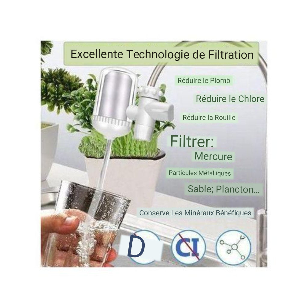 Purificateur d’Eau pour Robinet – Eau Propre et Saine à la Maison